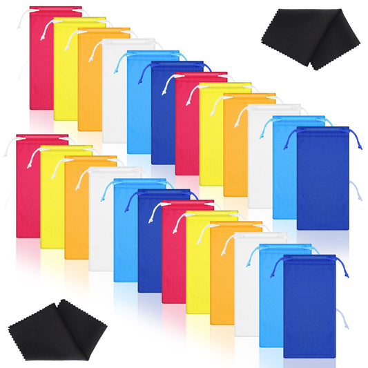 Ferraycle 100-piece microfiber pouch set pack front view