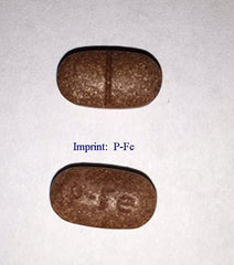 Close-up of a Ferretts iron tablet showing size