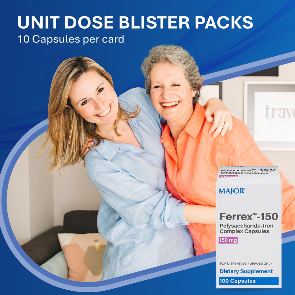 Ferrex-150 packaging box and bottle