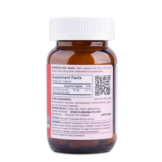 Ferritin+ delayed-release iron capsule design