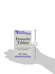 Ferrocite iron supplement blister card 2 with 25 tablets