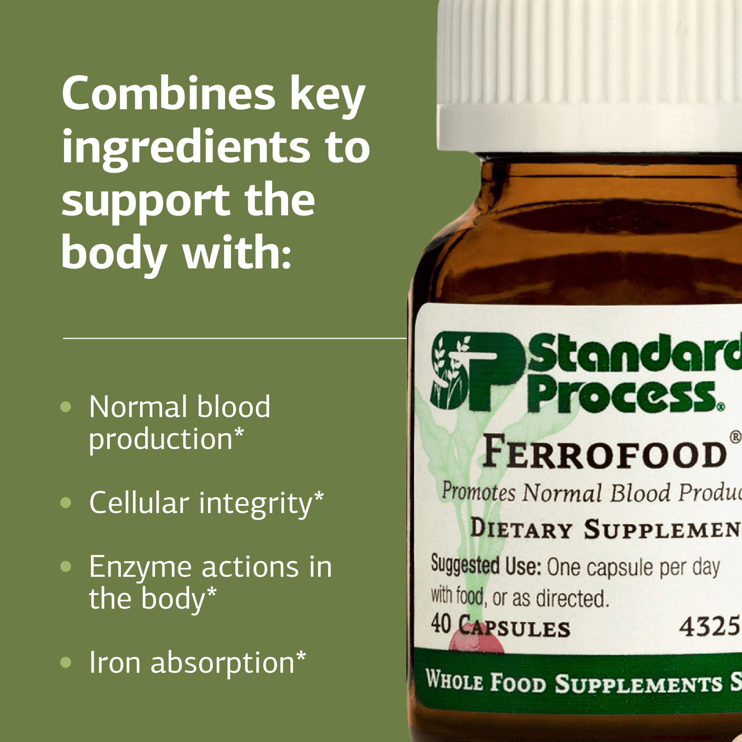 Ingredients include alfalfa and Spanish moss in Ferrofood