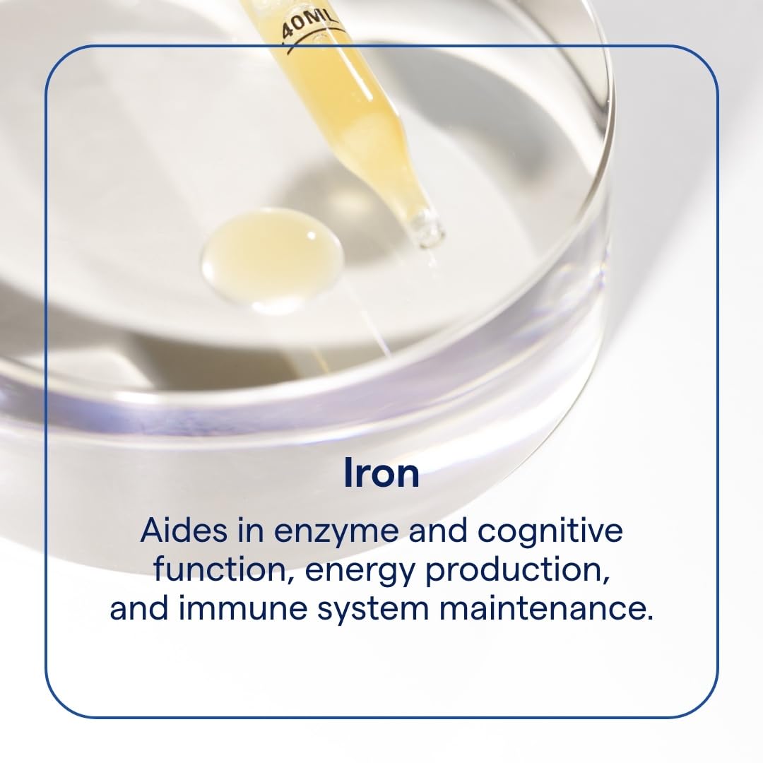 Illustration of ferrous sulfate iron