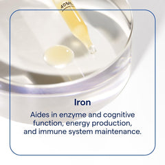 Illustration of ferrous sulfate iron