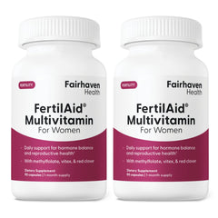 FertilAid for Women bottle with Fairhaven Health label