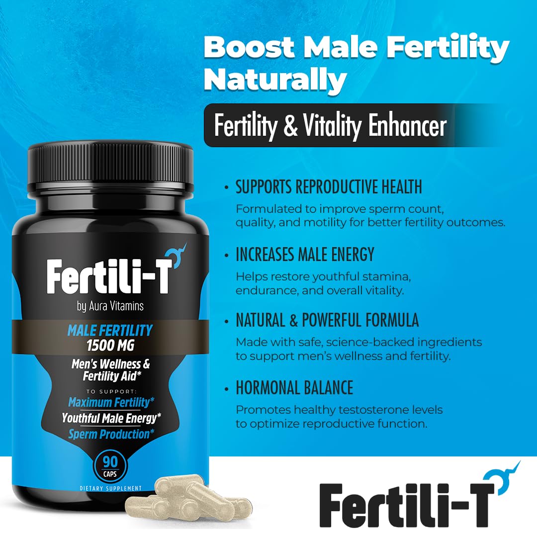 Close-up of Fertili-T capsules with softgel appearance
