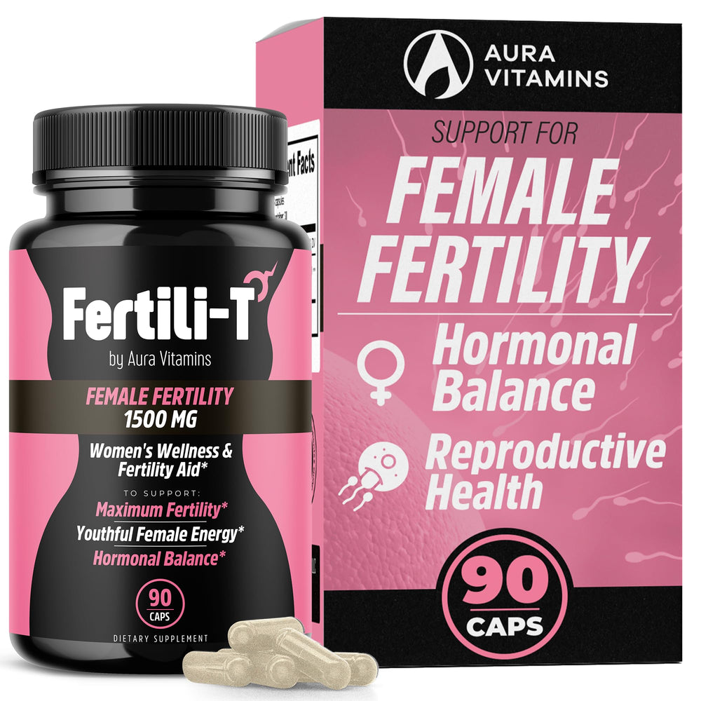 Fertili-t Female bottle with 90 capsules front view