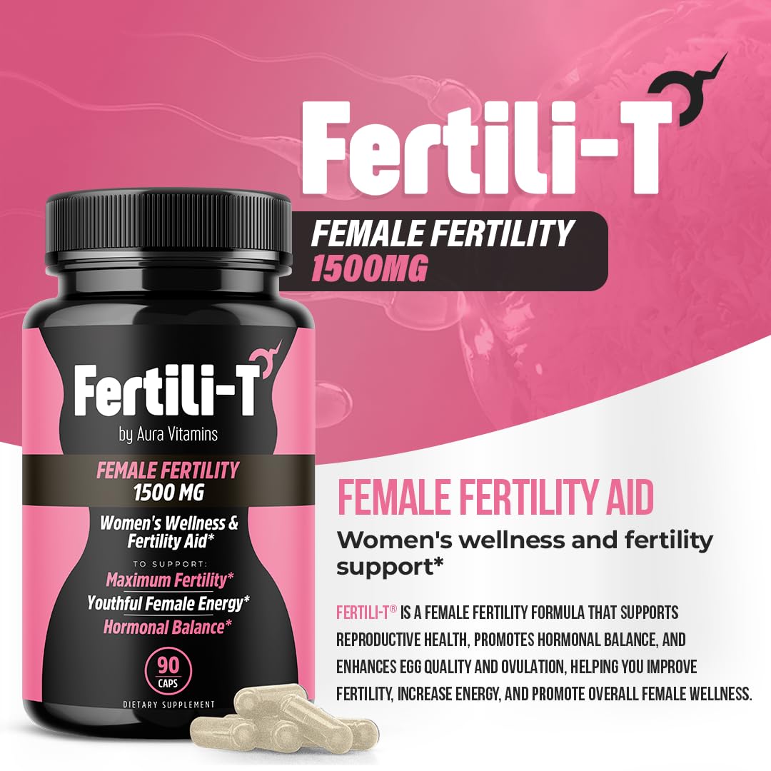 Fertili-t Female bottle packaging overview