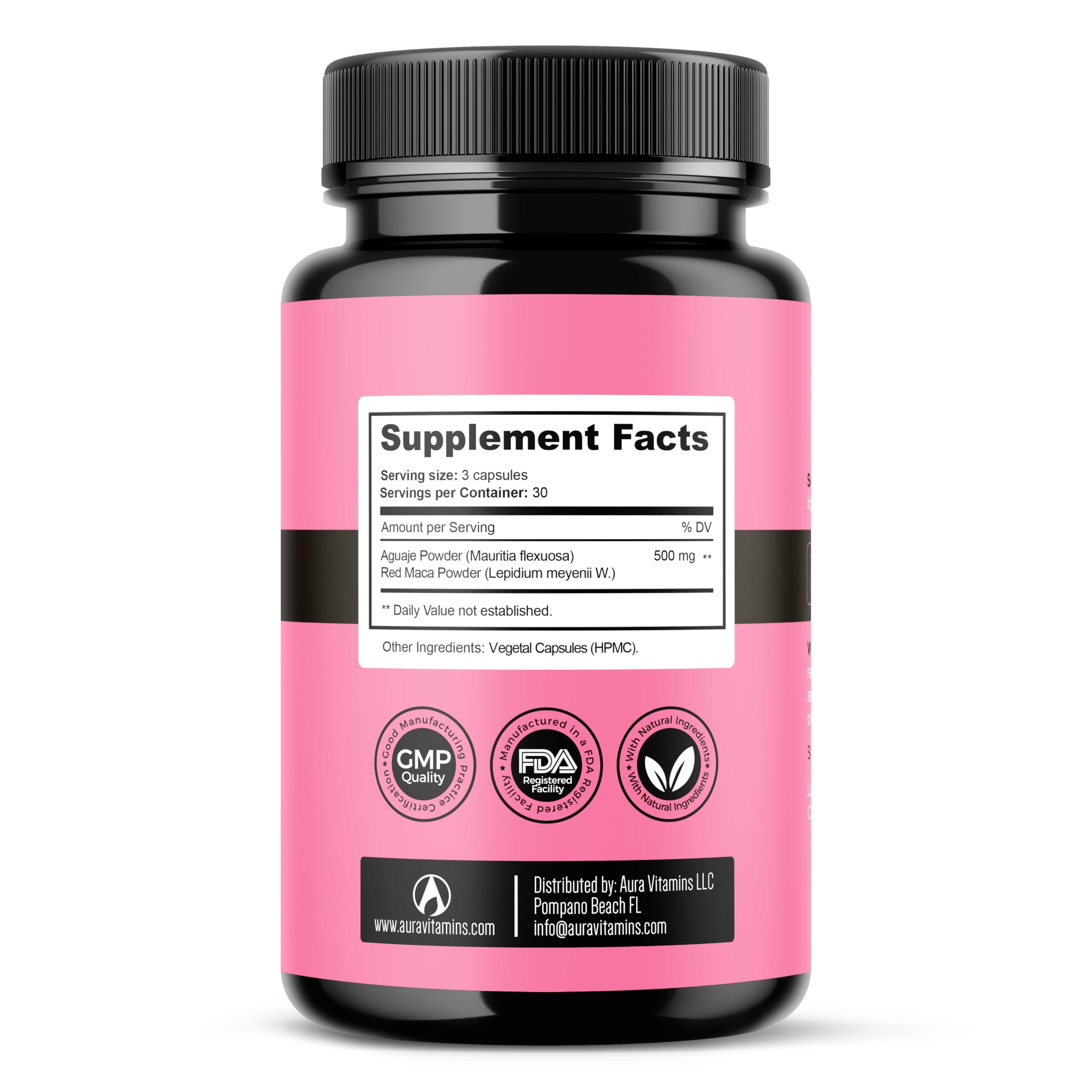 Natural, plant-based formula badge