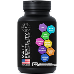 Lifestyle scene with Fertility Supplements for Men and pregnancy guide