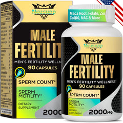 Bottle of Fertility Supplements for Men with 90 capsules