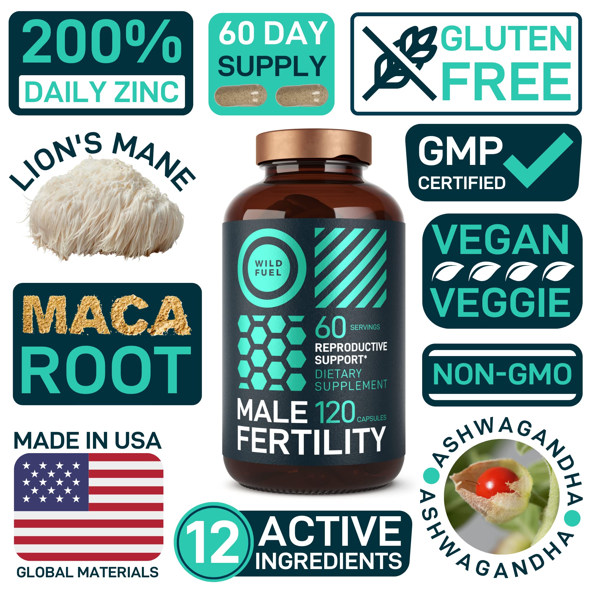 Capsules of the prenatal vitamin for men