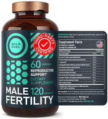 Nutritional highlights: zinc, maca root, saw palmetto, L-Arginine