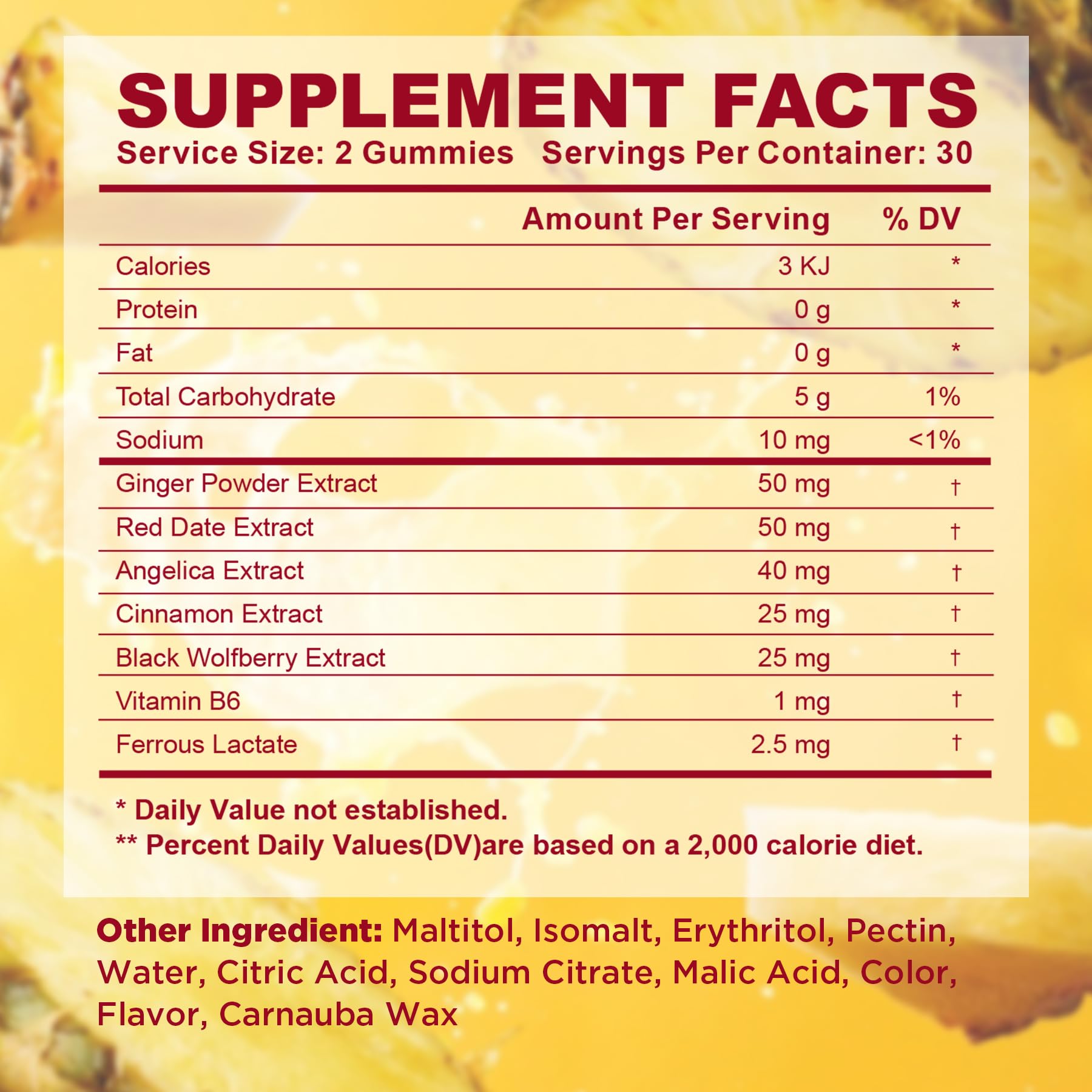 Fertility support gummies vegan and gluten-free