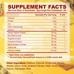 Fertility support gummies vegan and gluten-free