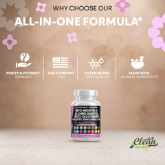DIM and Zinc included for fertility wellness