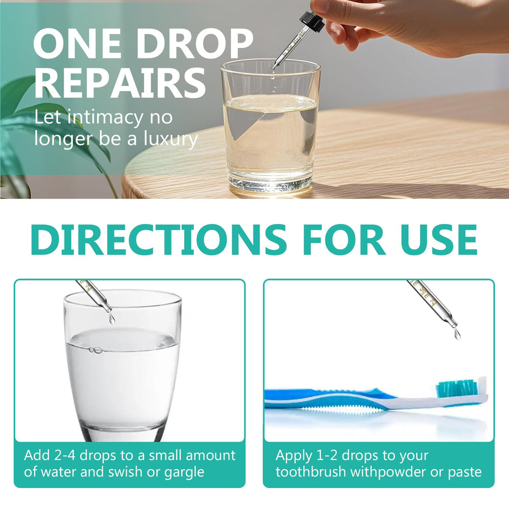 Alcohol-free gum care formula graphic