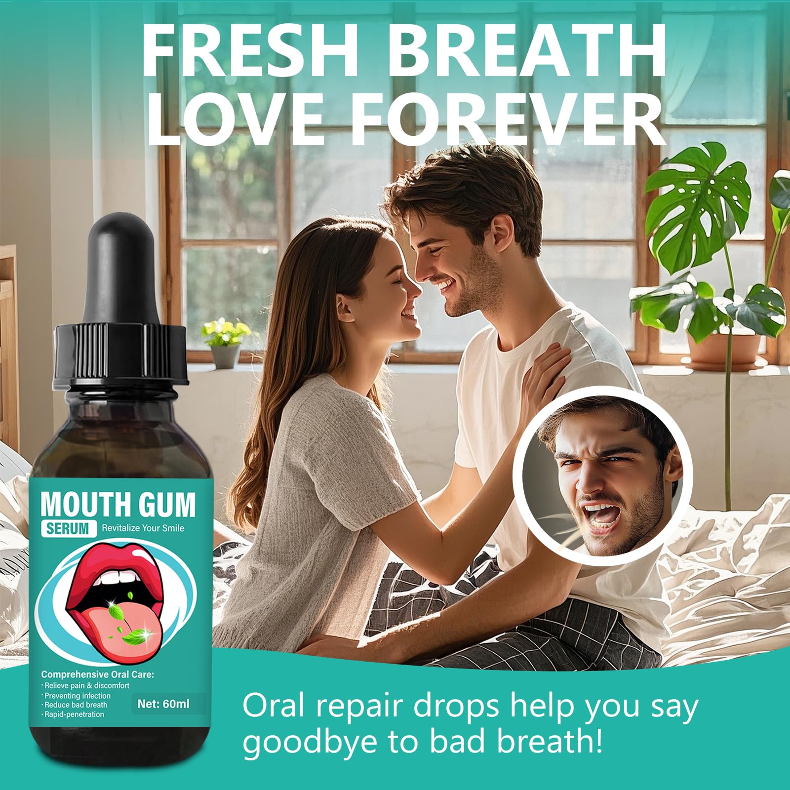 Feulover Gum Restore Drops packaging box