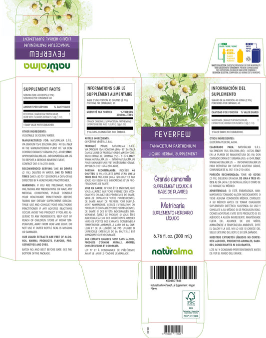 Feverfew herb with flowers liquid extract 1:10 concentration