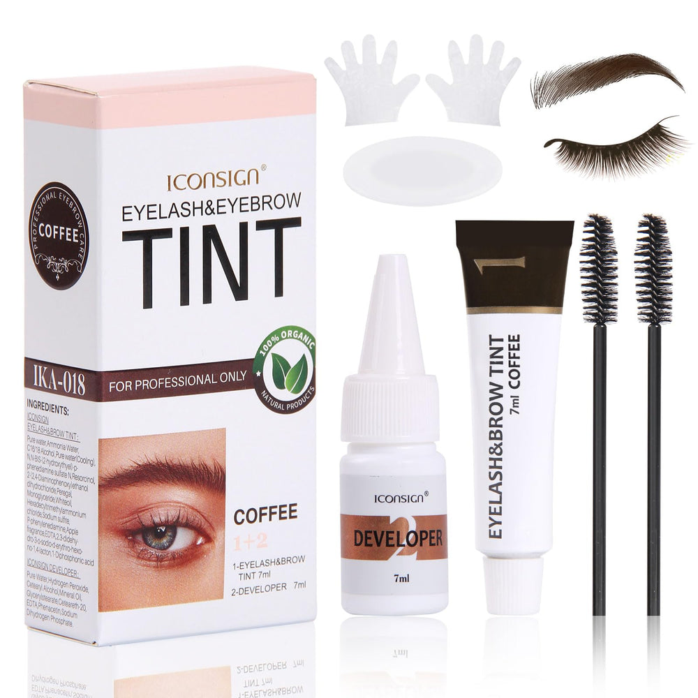 FIAHNG lash color kit front view showing a complete at-home toolkit for salon-style results.