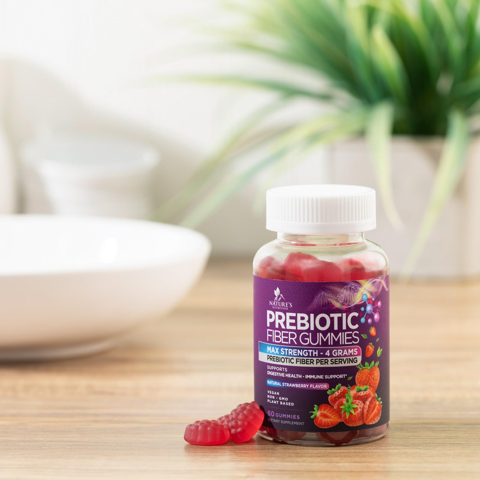 Illustration representing digestive health benefits