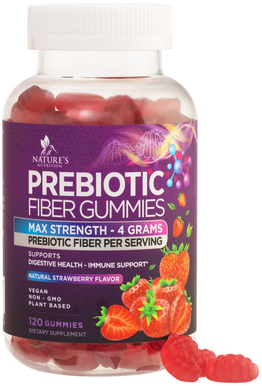Bottle of Fiber Gummies for Adults