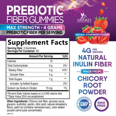Close-up of soluble fiber gummies