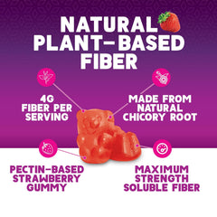 Gluten-free, non-GMO fiber gummy packaging