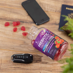 120-count bottle packaging of fiber gummies
