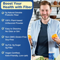 Vegan-friendly fiber formula