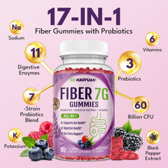 Gummies with digestive enzymes concept image