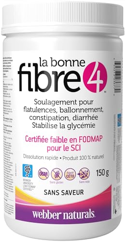 Dissolves quickly in beverage - unflavoured Fibre4
