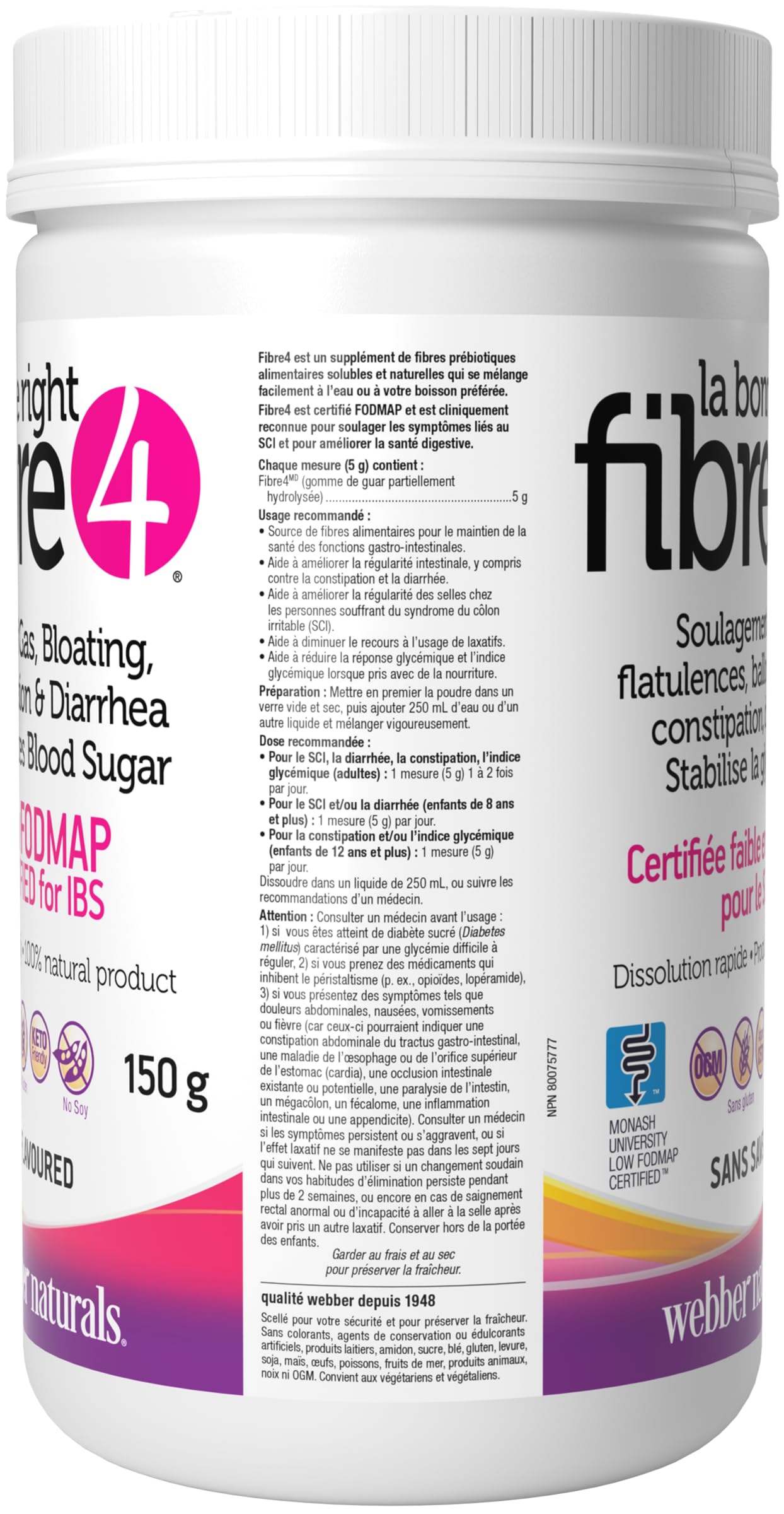 Scientifically formulated soluble fibre for IBS