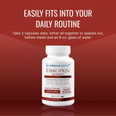 USA made badge displayed beside the Fibroprin bottle