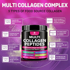 Hyaluronic acid bottle and ingredient label