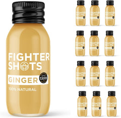 Fighter Shots Ginger bottle packaging