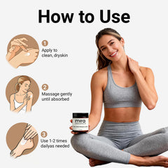FIYY6VC Mira Relief paraben-free formula suitable for all skin types, including sensitive skin.