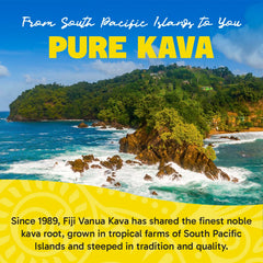 Sealed Fiji Vanua Kava powder bag keeps freshness.