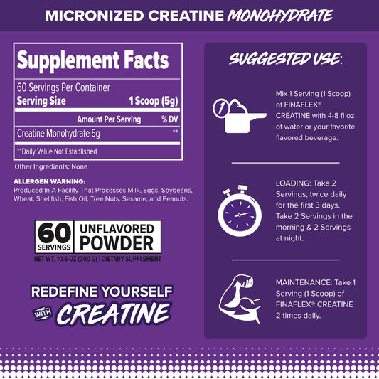 Close-up of creatine powder texture (micronized creatine monohydrate)