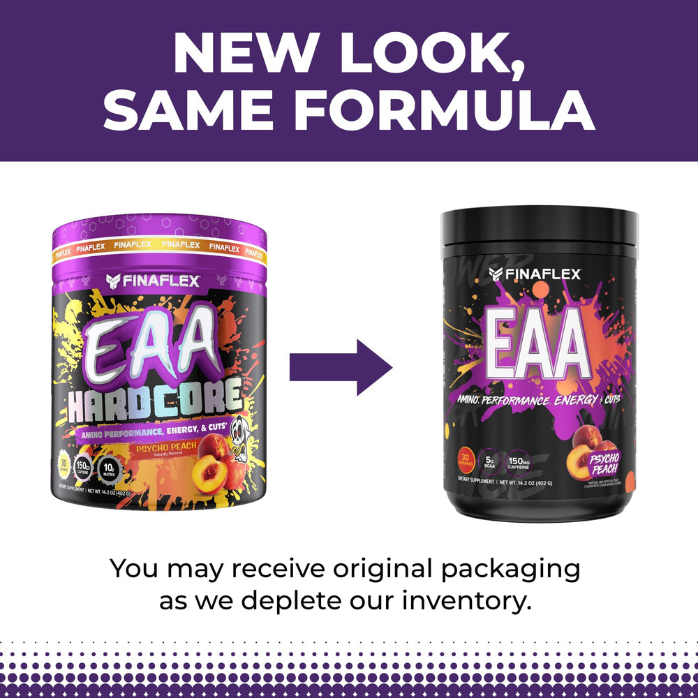 FINAFLEX EAA Psycho Peach ingredients label
