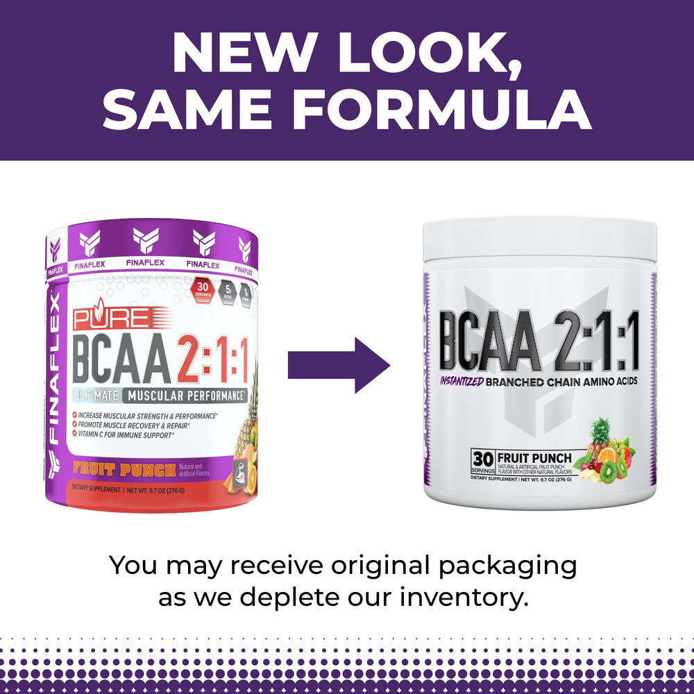 Vitamin C note on FINAFLEX Pure BCAA packaging