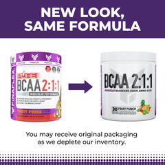 Vitamin C note on FINAFLEX Pure BCAA packaging