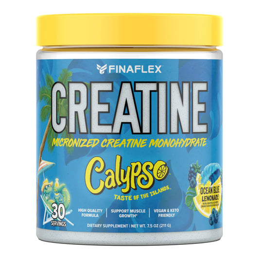 FINAFLEX Pure Creatine + Calypso Ocean Blue Lemonade tub front