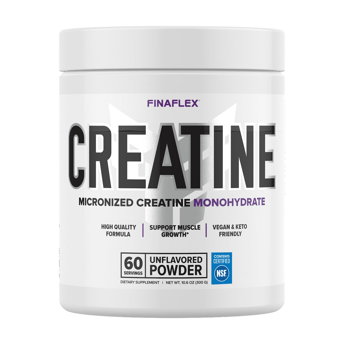 FINAFLEX Pure Creatine Unflavored bottle front
