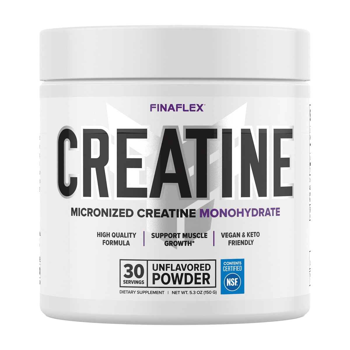 FINAFLEX Pure Creatine Unflavored bottle front