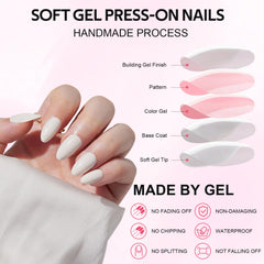 Cream-white nails paired with gel polish for salon-like results at home.