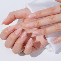 Findigit Soft Gel Tip nails close-up showing flexible natural look