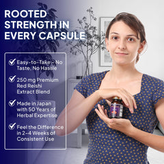 Metabolic balance support with Reishi capsules