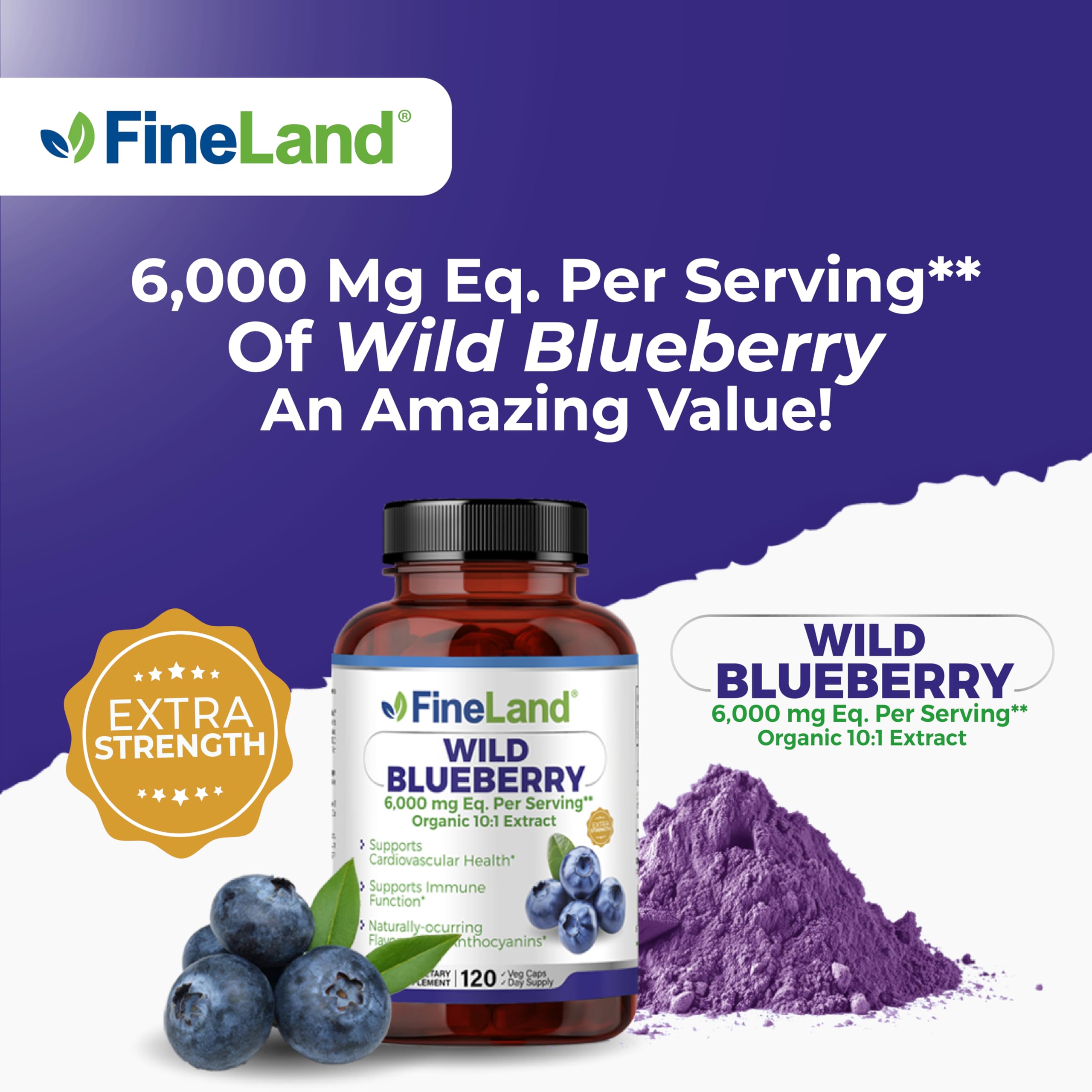 Heart health and circulation support from blueberry extract