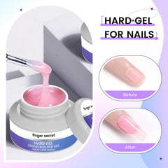 Finger Secret Builder Gel nails extension sculpting in progress